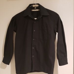 Black button down shirt